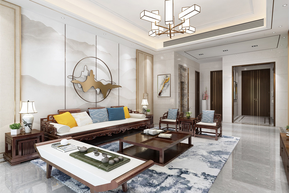 江門301平米以上新中式風(fēng)格家裝設(shè)計效果圖