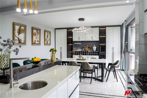 德陽201-300平米輕奢風格雅興花園家裝設計案例