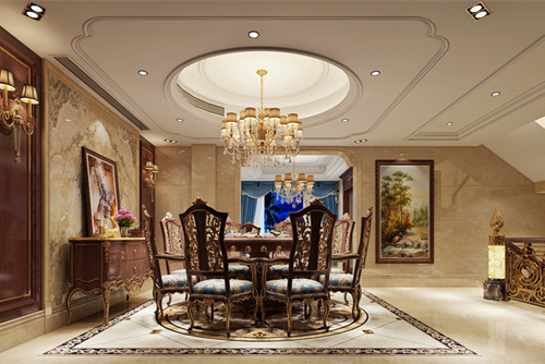 泰州301平米以上歐式風(fēng)格地中?；▓@室內(nèi)裝修設(shè)計案例