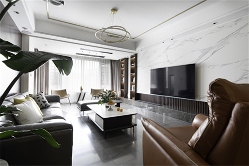 宜賓101-200平米輕奢風格東城家裝設計效果圖